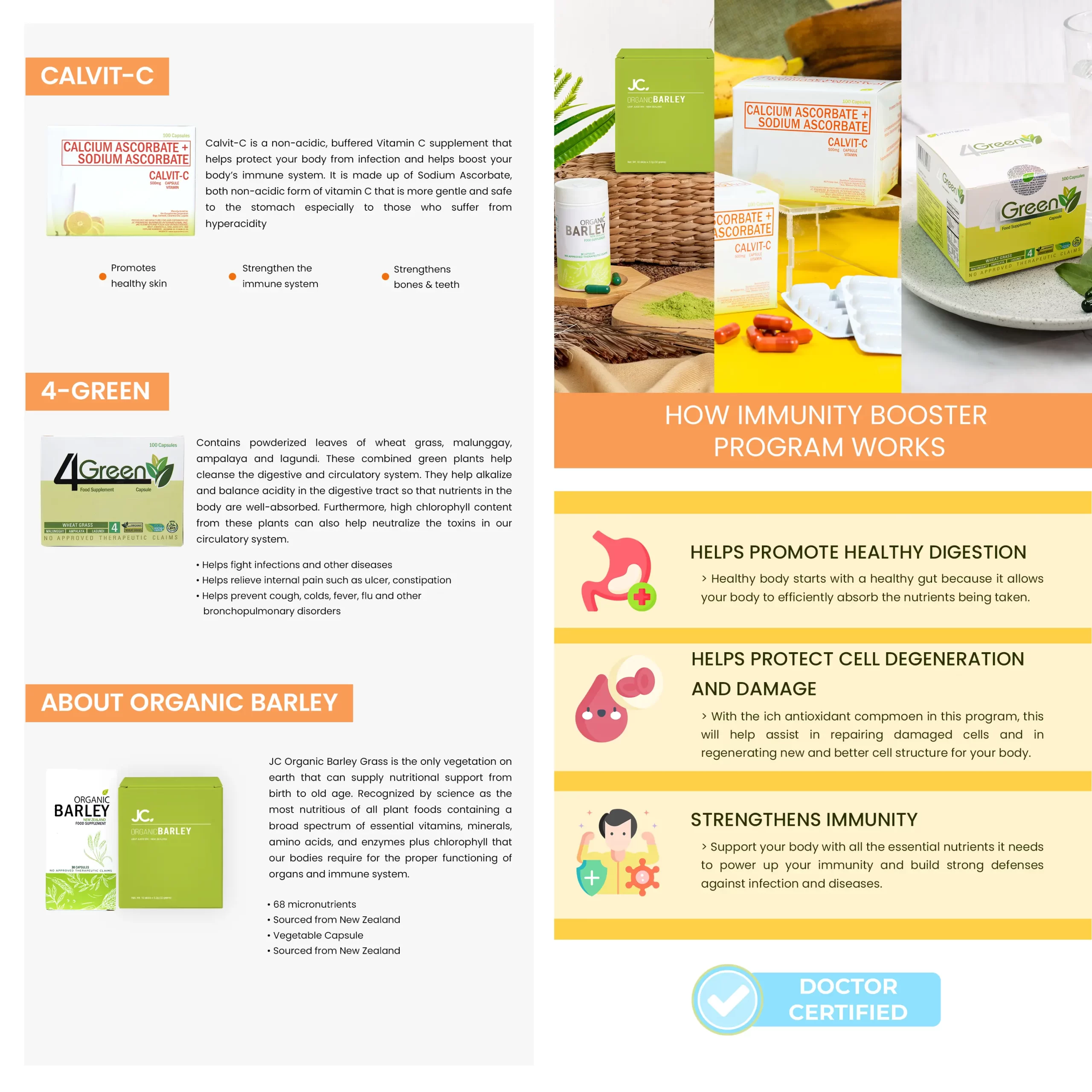 Back immunity-booster